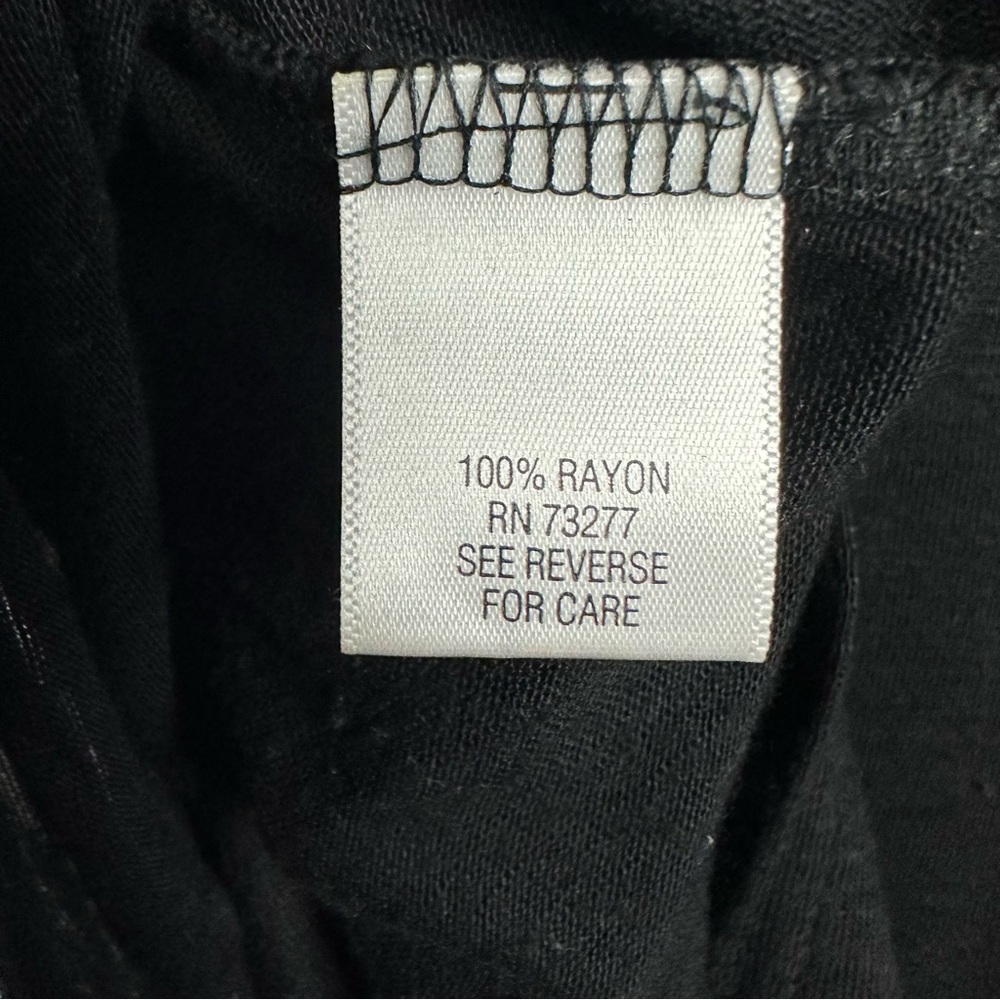 Apt. 9 Black Top with Silver Accents Size Small - Picture 6 of 7